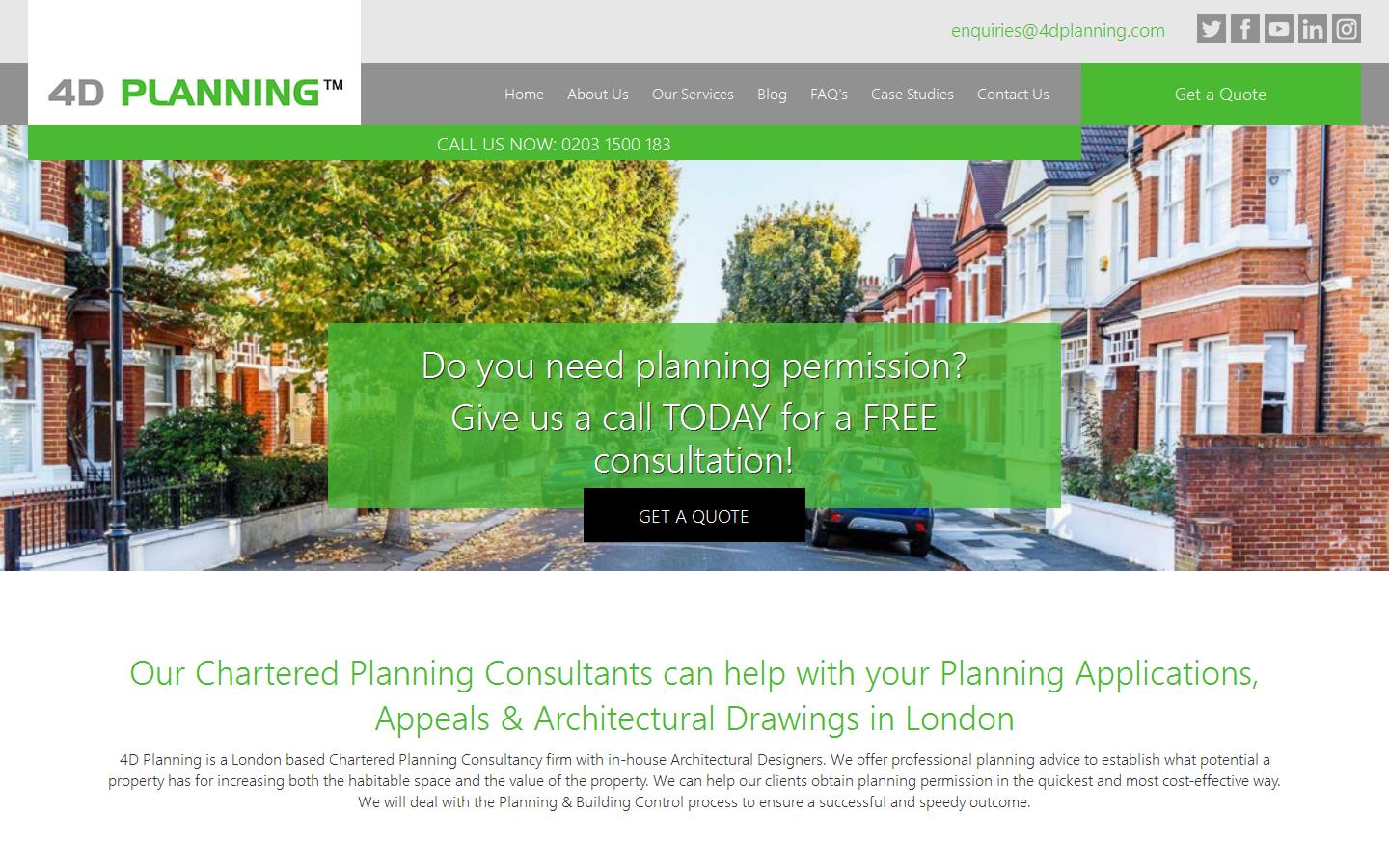 4D Planning Website
