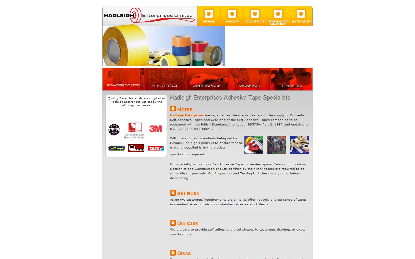 Hadleigh Enterprises Ltd Website