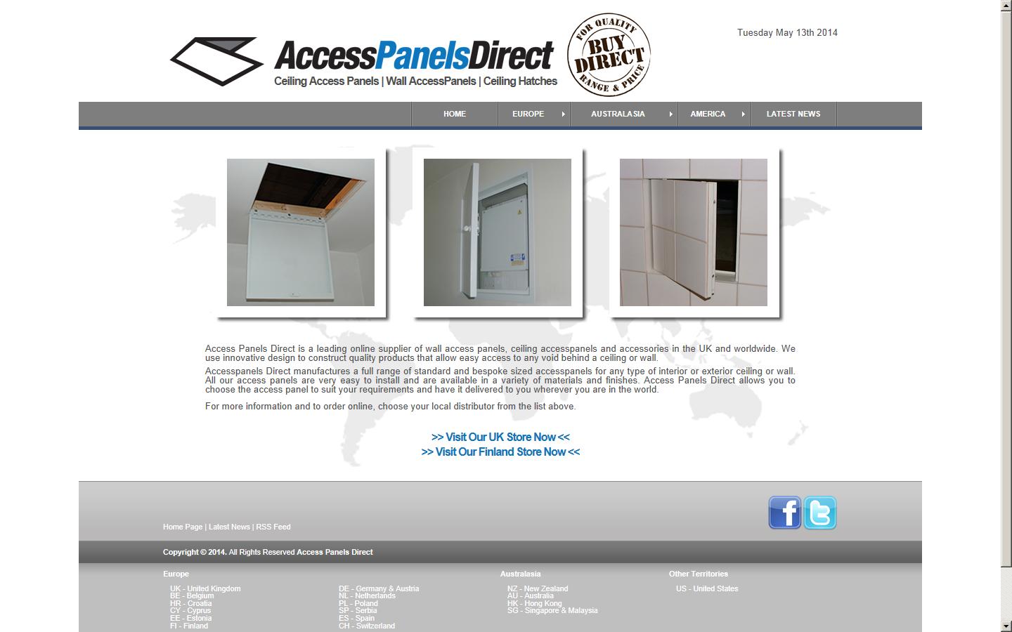 Access Panels Direct Ltd Website