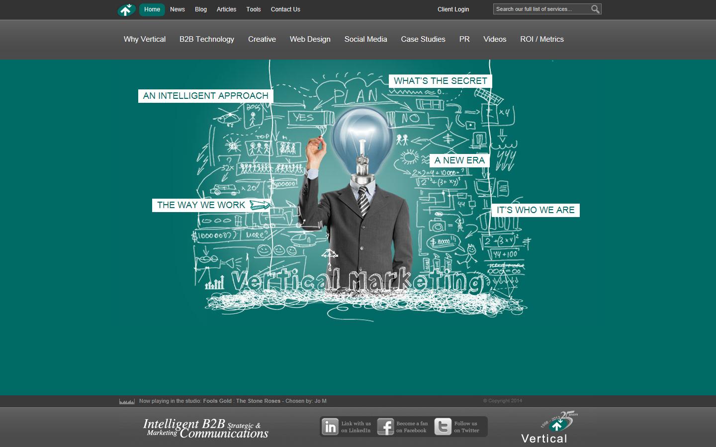 Vertical Marketing Ltd Website