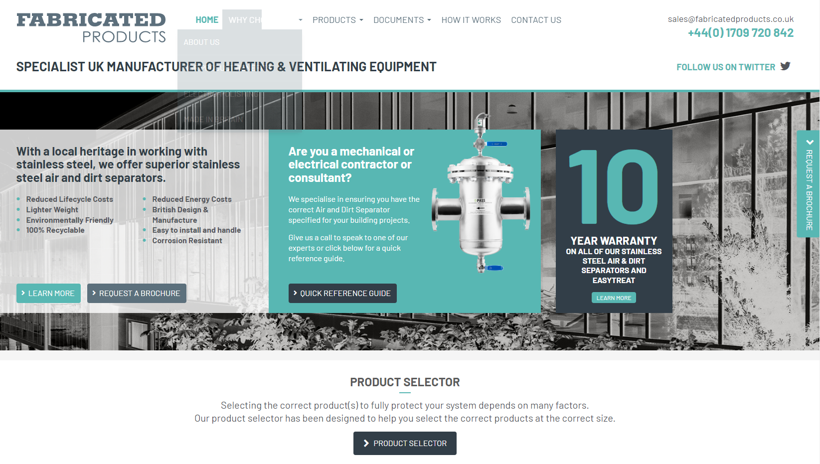 Fabricated Products Website