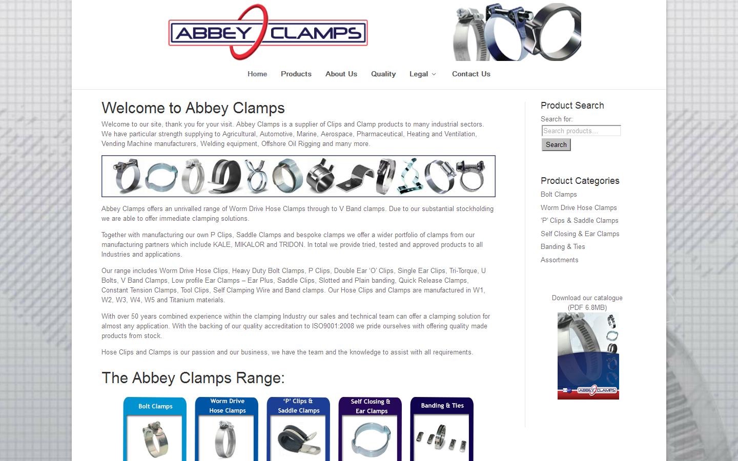 Abbey Clamps Website