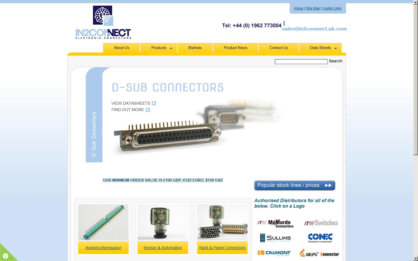 In2Connect UK Ltd Website