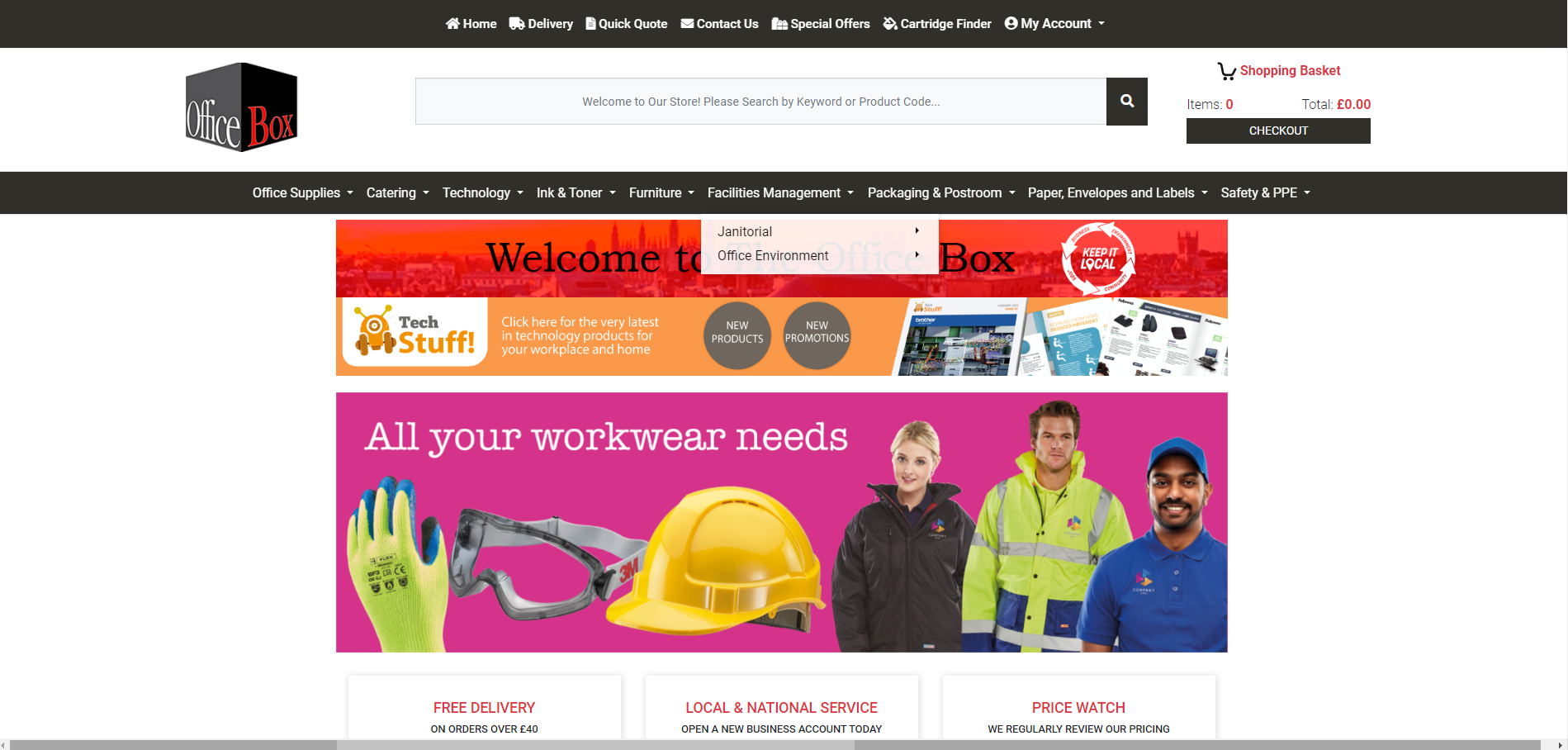 The Office Box Website