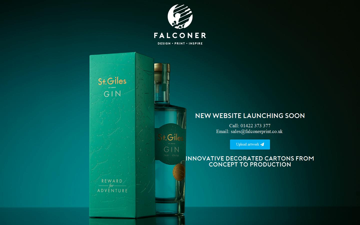 Falconer Print & Packaging Website
