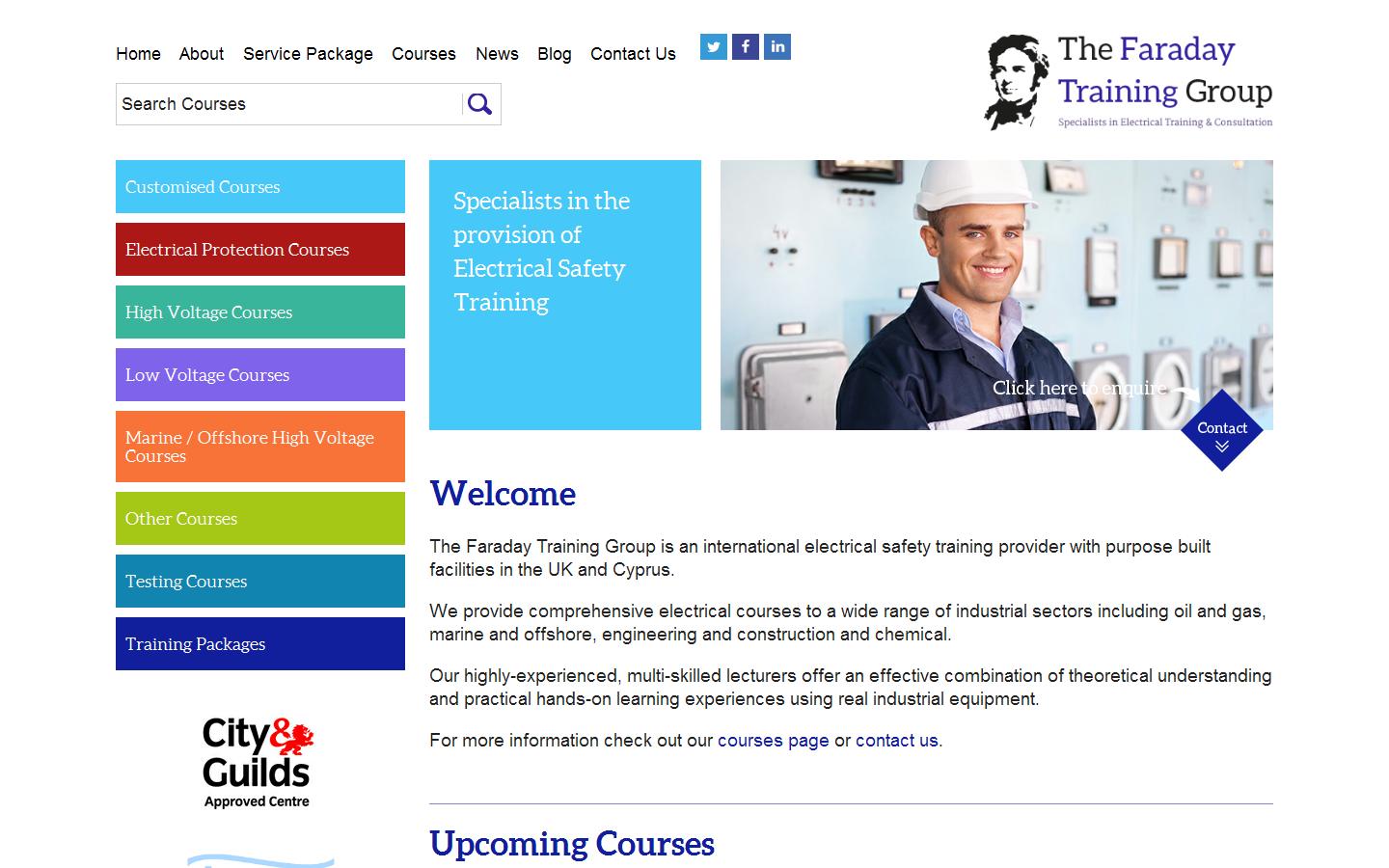 Faraday Centre Ltd Website