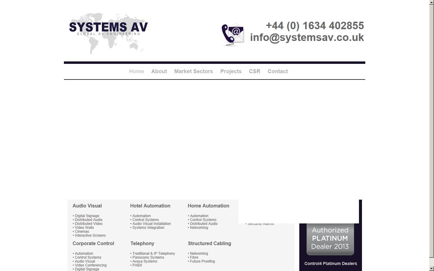 Systems AV Website