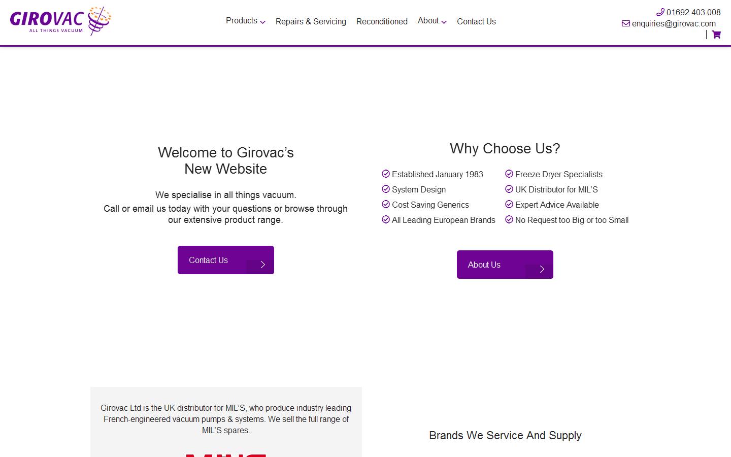 Girovac Ltd Website