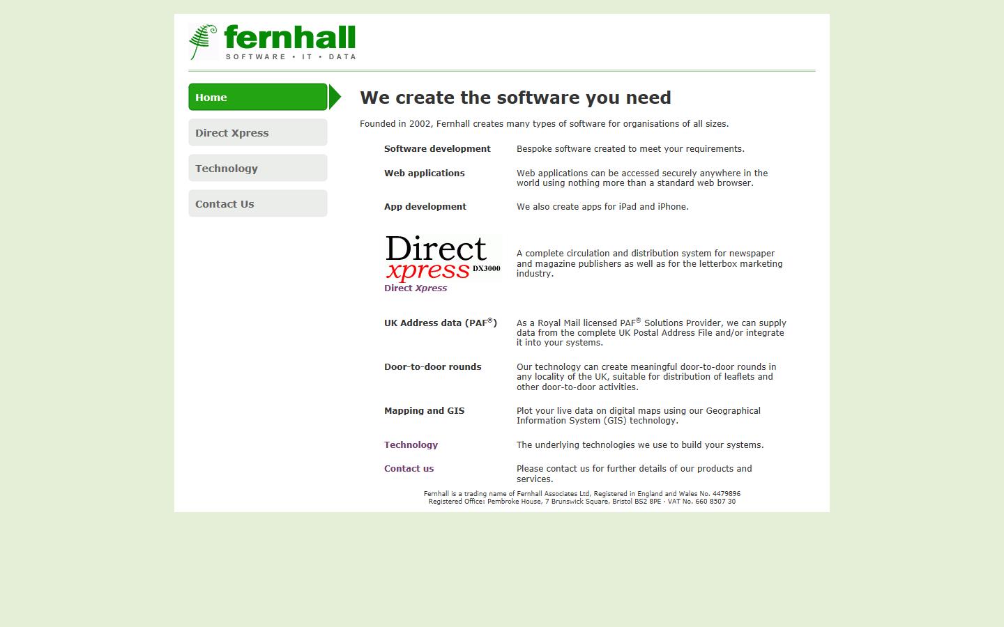 Fernhall Associates Website