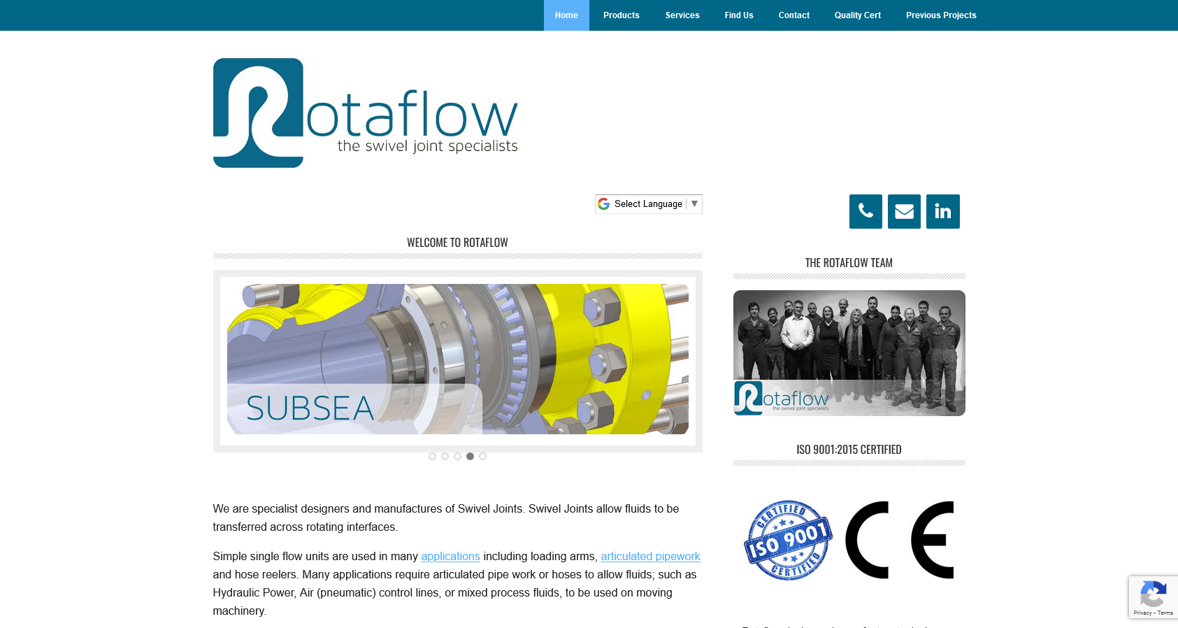 Rotaflow FV Ltd Website