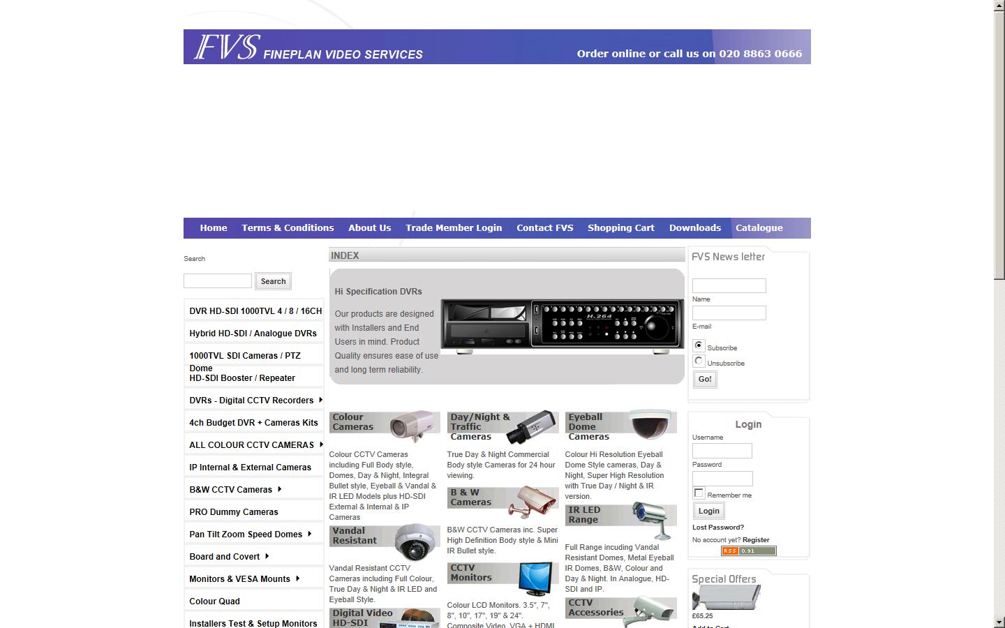 Fineplan Video Services Website