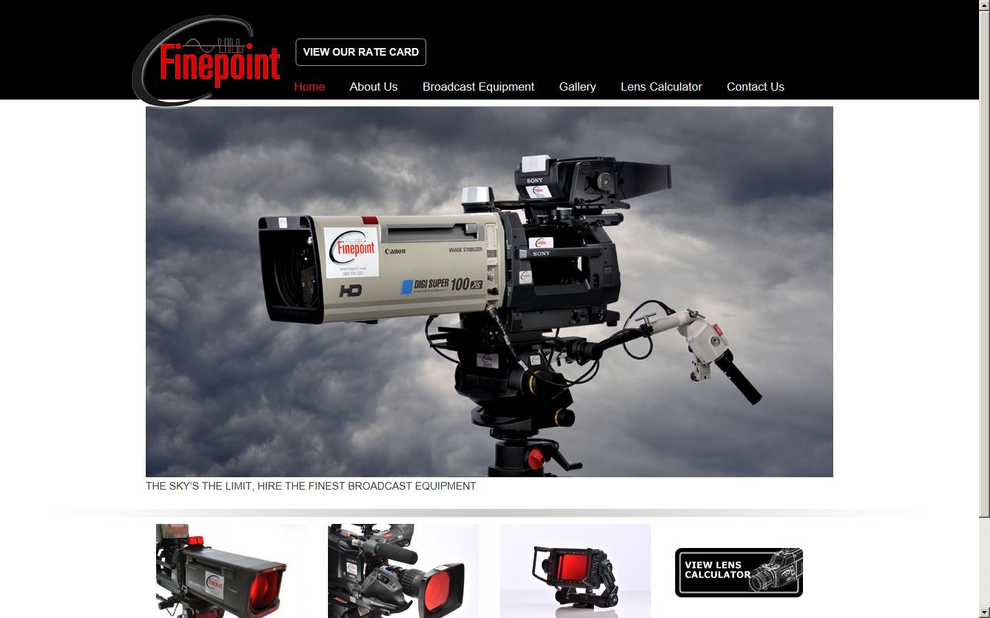 Finepoint Broadcast Ltd Website