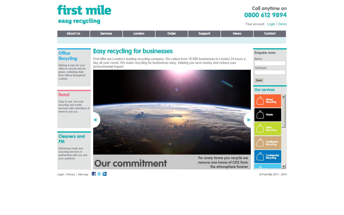First Mile Ltd Website