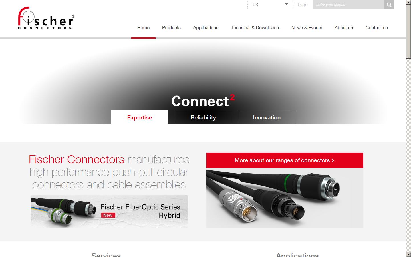 Fischer Connectors Website