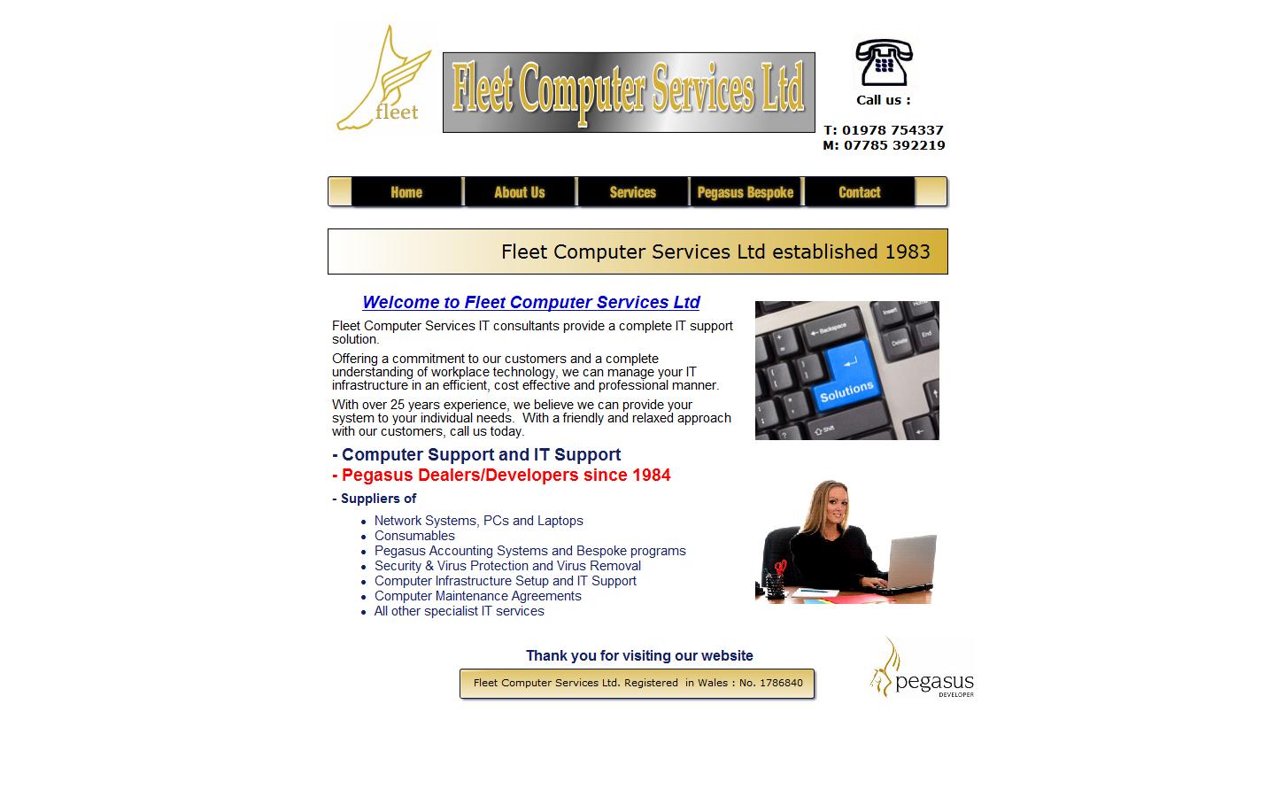 Fleet Computer Services Ltd Website