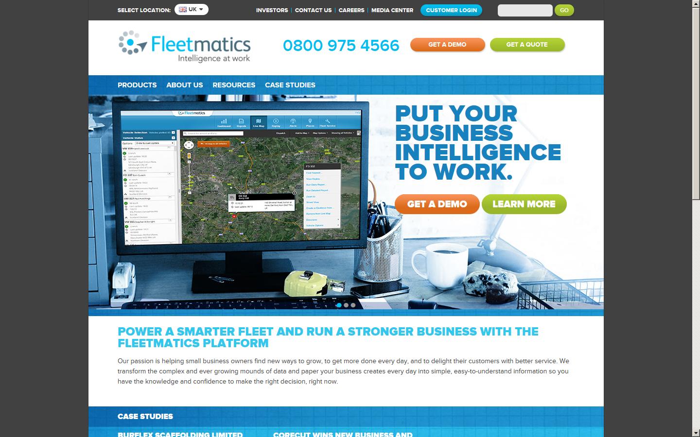 FleetMatics Website