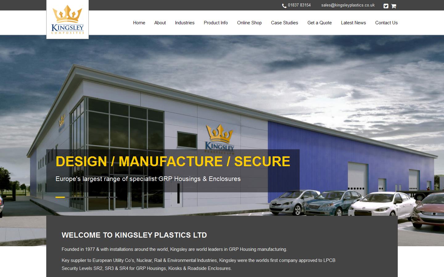 Kingsley Plastics Ltd Website