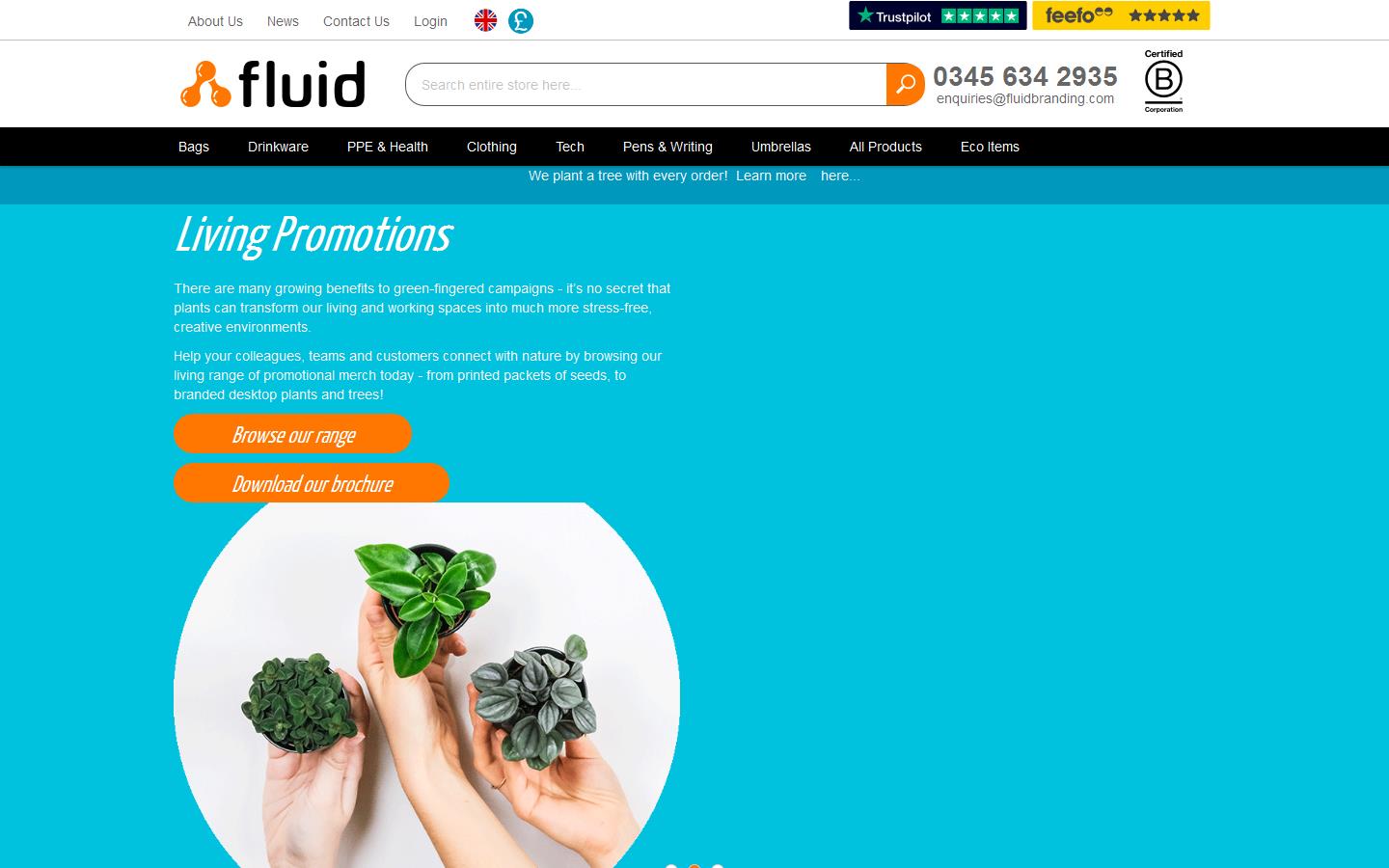 Fluid Branding Website