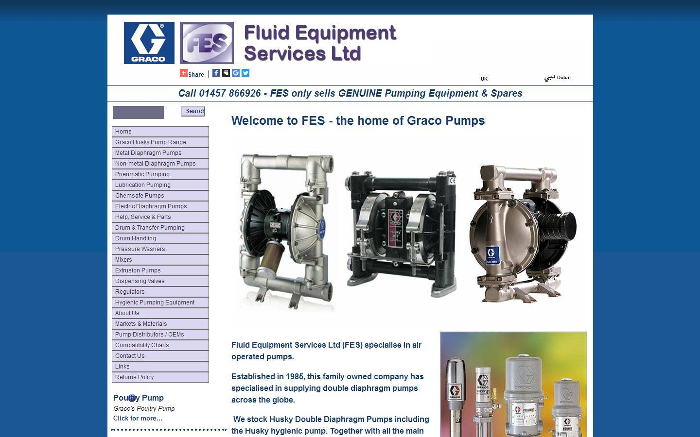 Fluid Equipment Services Ltd Website
