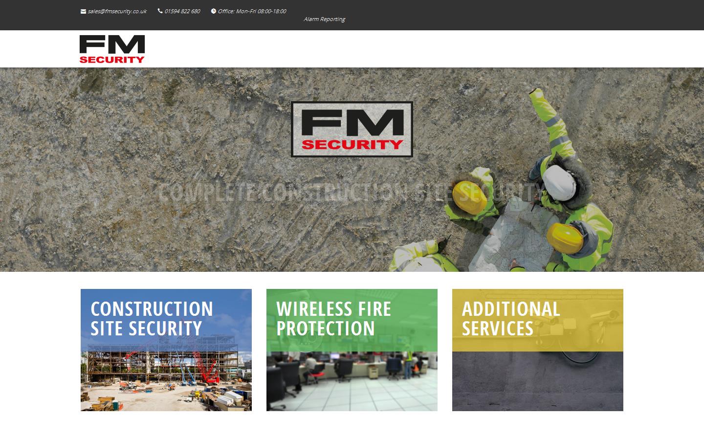 FM Security Ltd Website