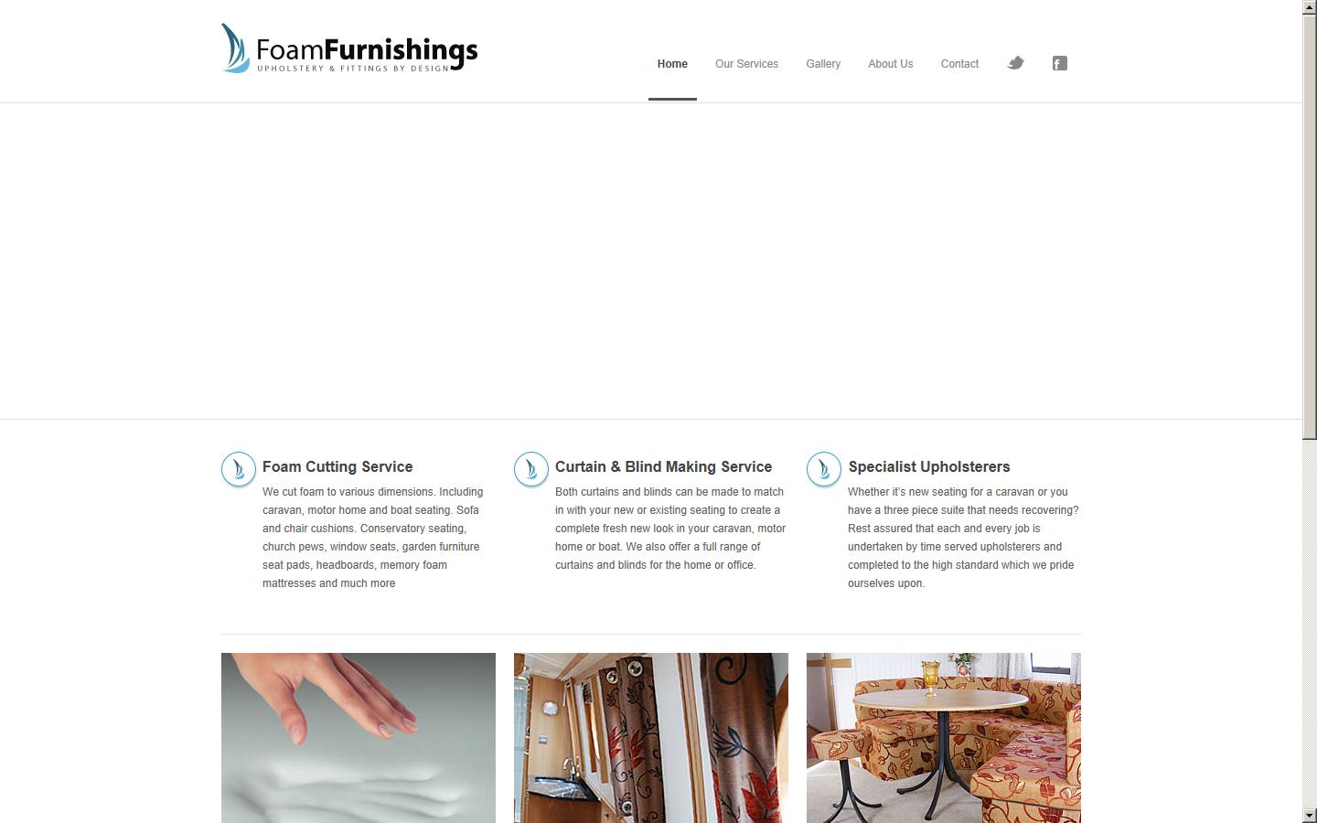 Foam Furnishings Website