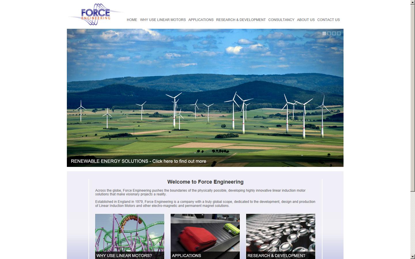 Force Engineering Ltd Website