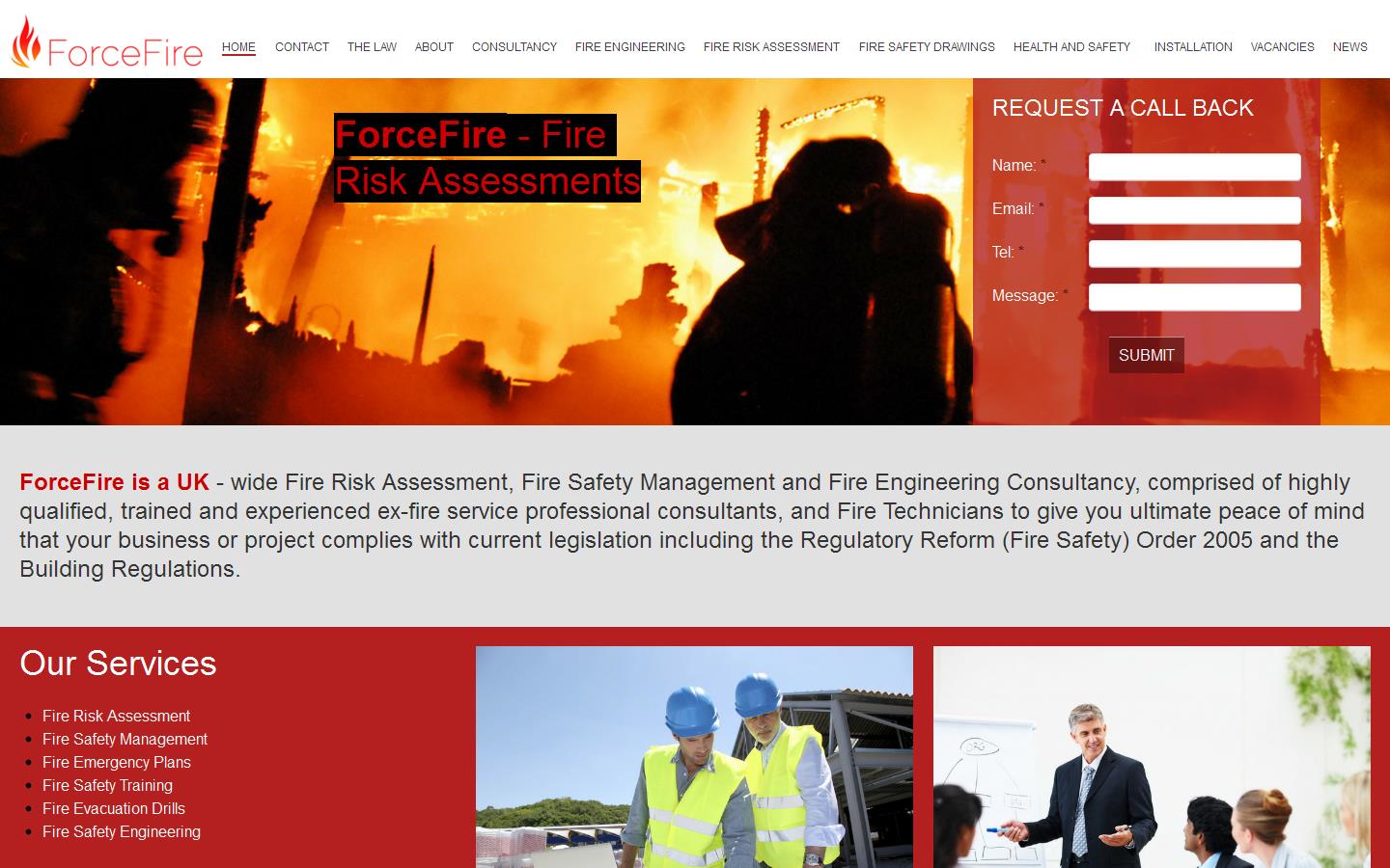 Force Fire Consultancy Limited Website