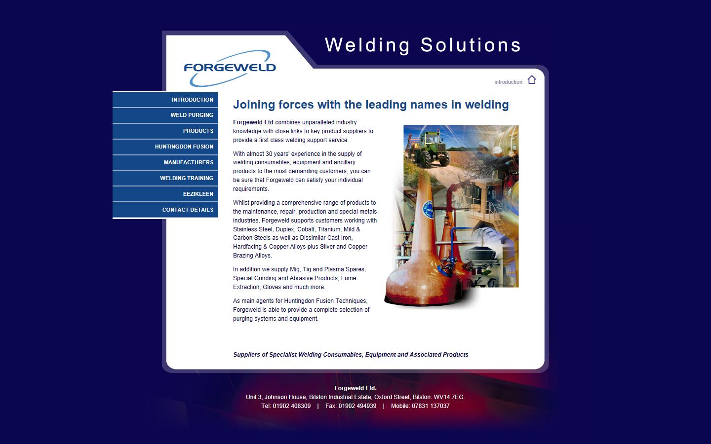 Forgeweld Ltd Website