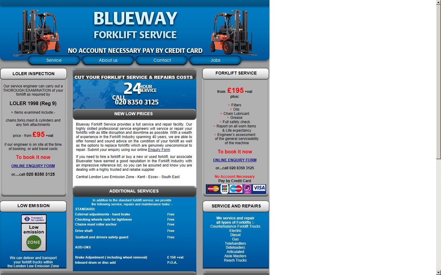 Forklift-Service Website