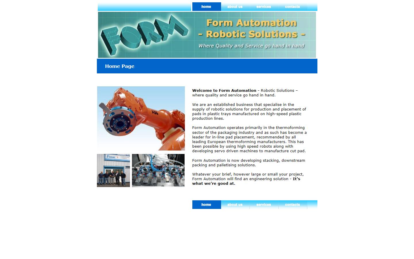 Form Automation Ltd Website
