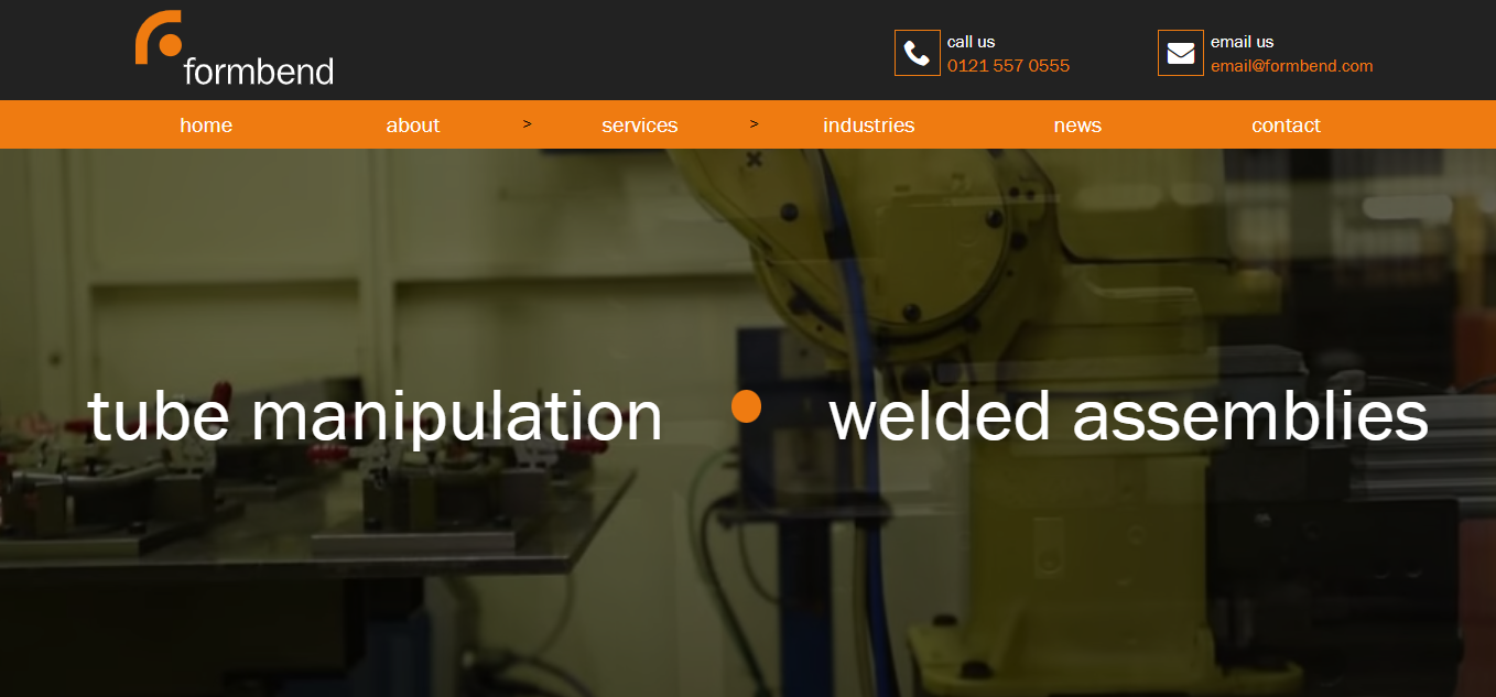 Formbend Ltd Website