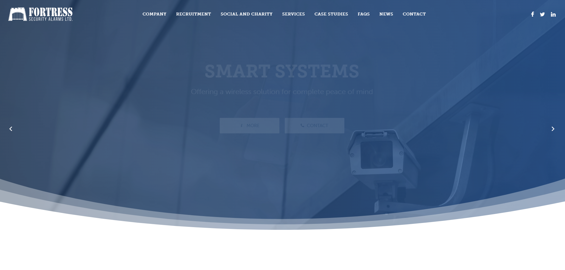 Fortress Security Alarms Website