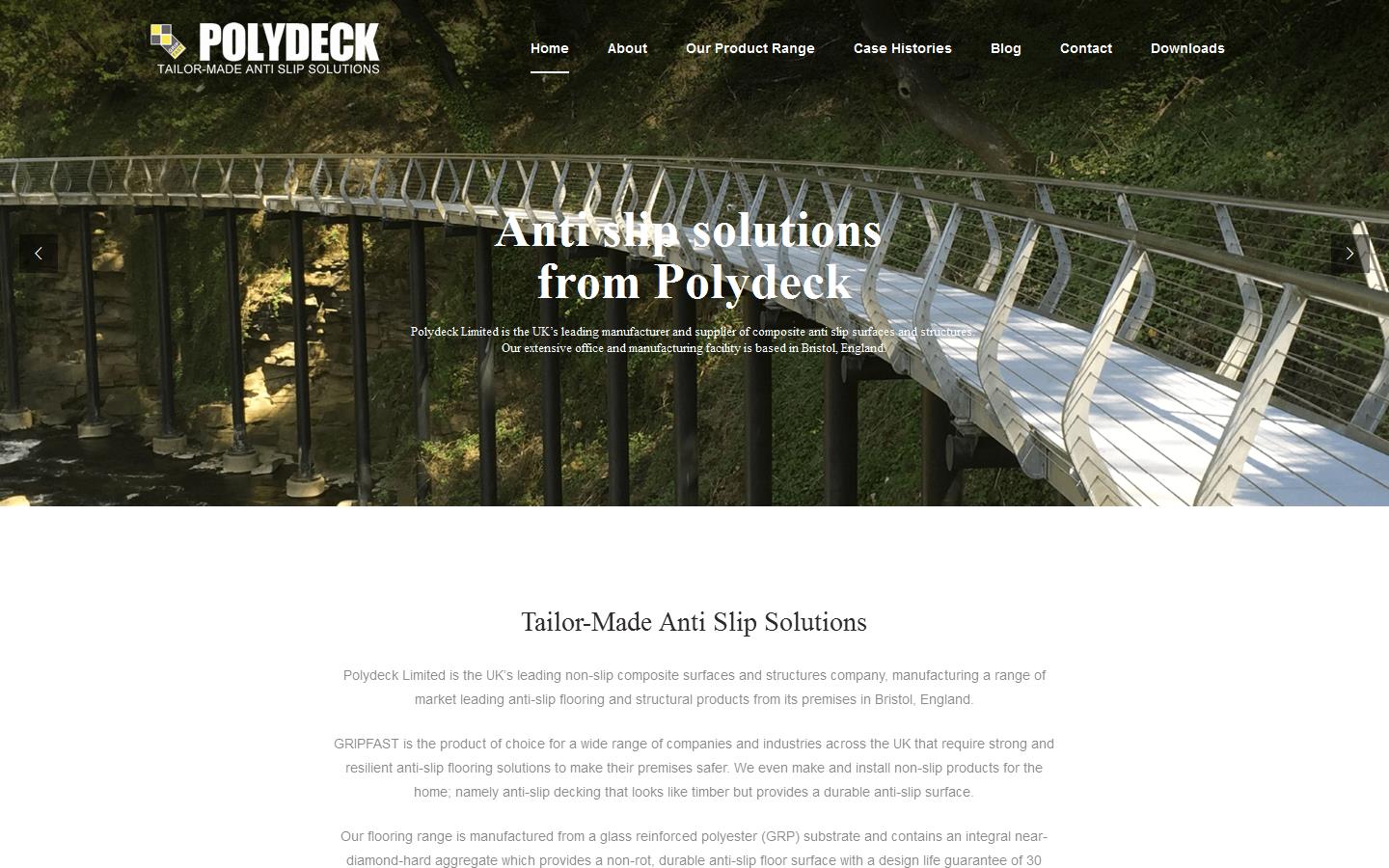 Polydeck Ltd Website
