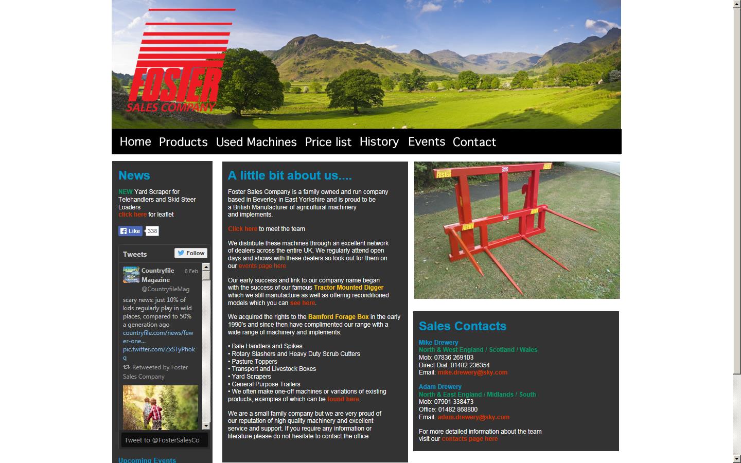 Foster Sales Co Website