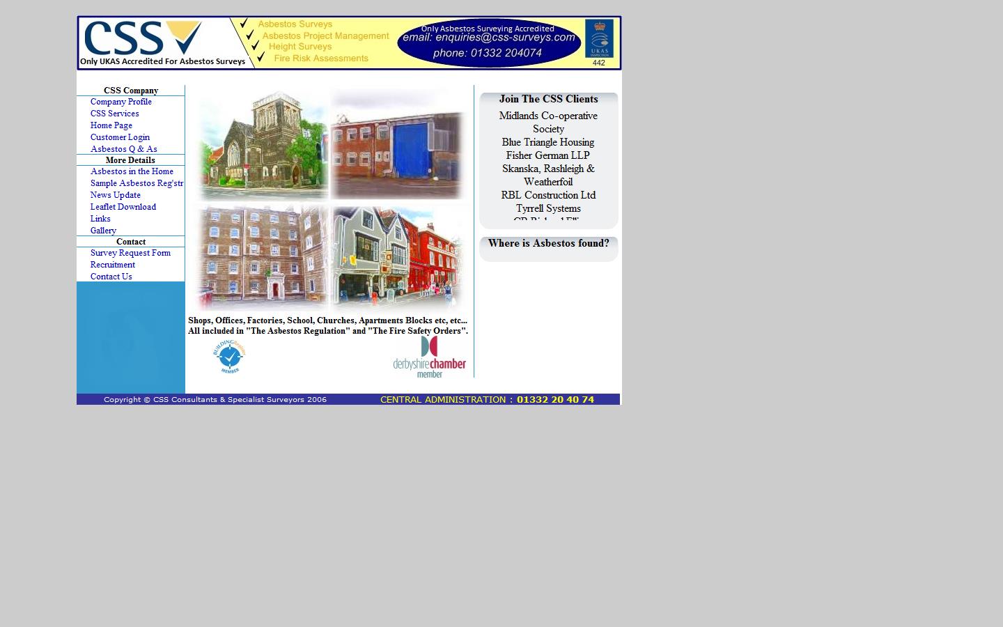 CSS Asbestos Services Website