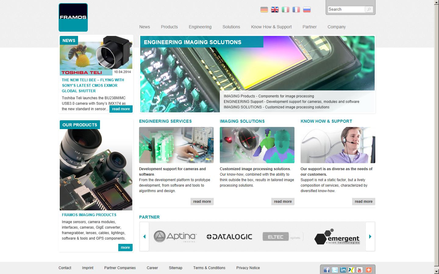 Framos (Electronics) Ltd Website