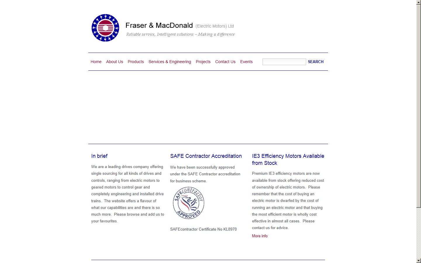 Fraser & MacDonald Ltd Website