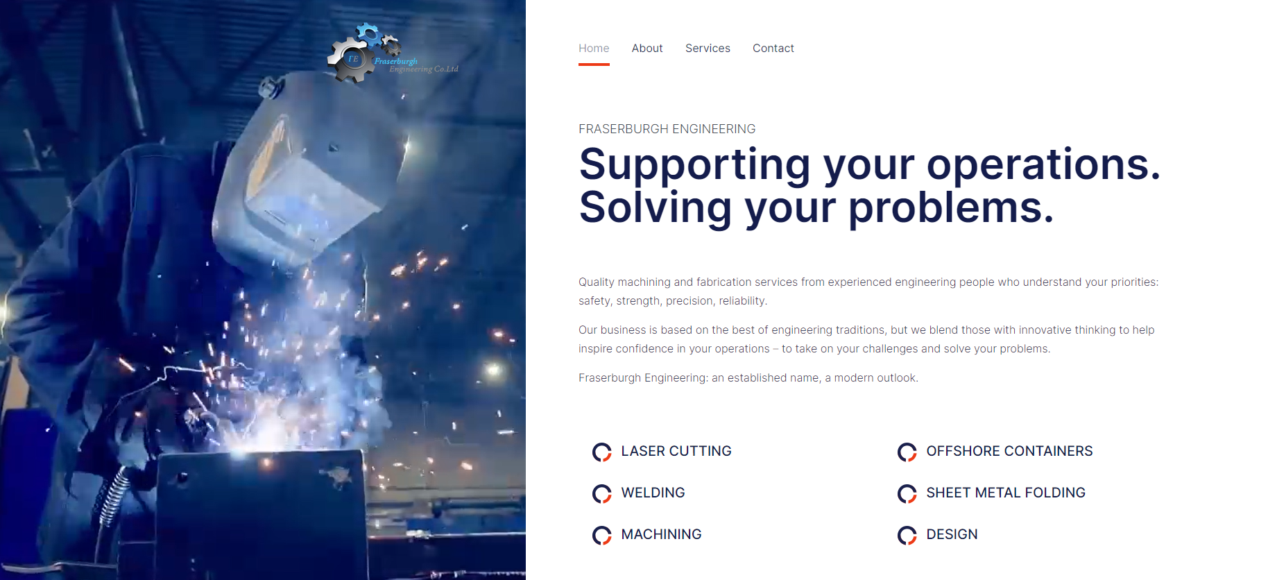 Fraserburgh Engineering Co Website
