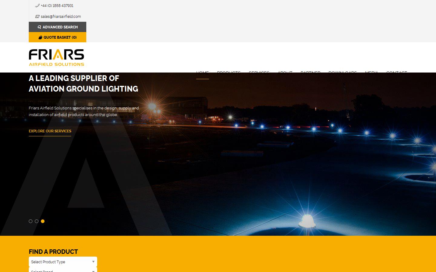 Friars Airfield Solutions Website