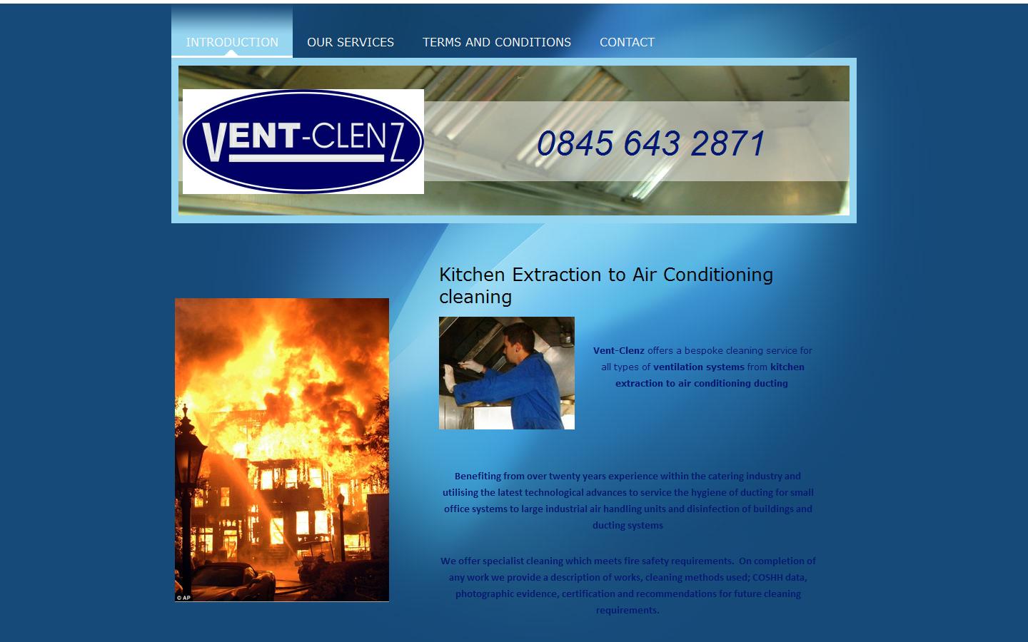 Vent Clenz Ltd Website