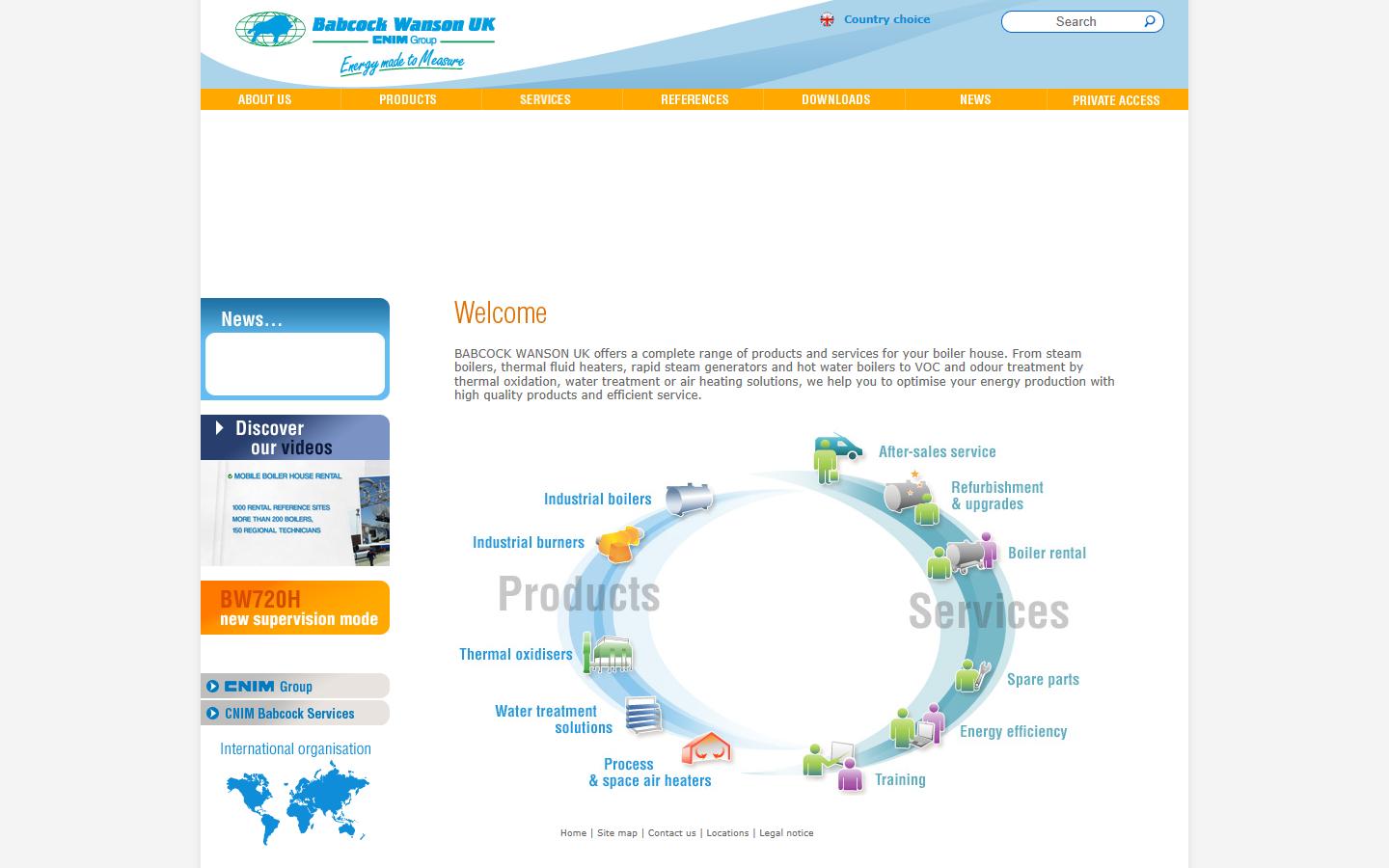 Babcock Wanson (UK) Ltd Website