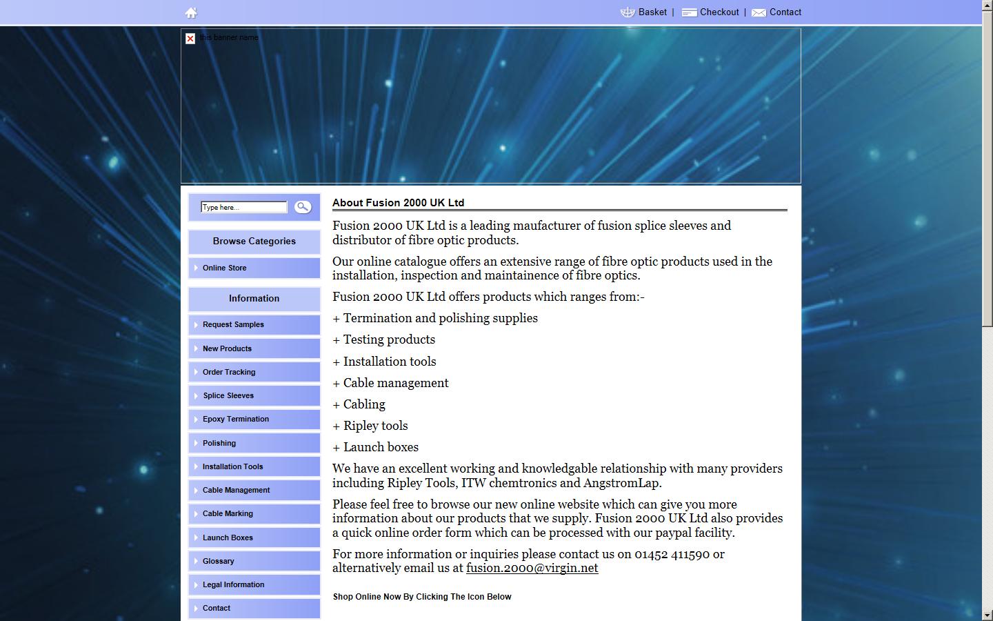 Fusion 2000 UK Ltd Website