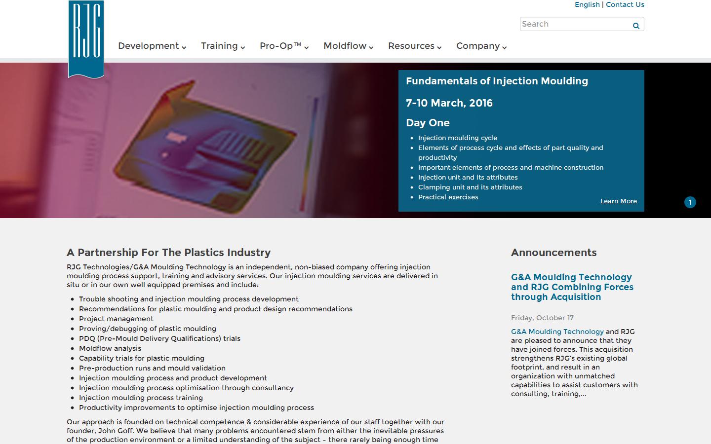 RJG Technologies Ltd Website