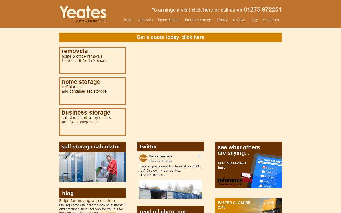 GH Yeates & Sons Ltd Website