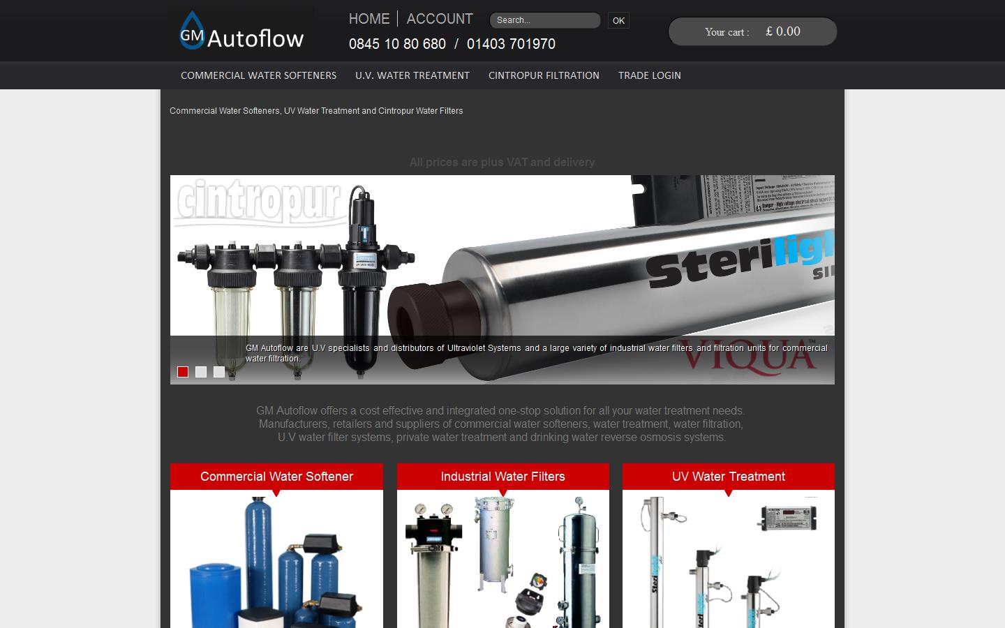 G M Autoflow Website