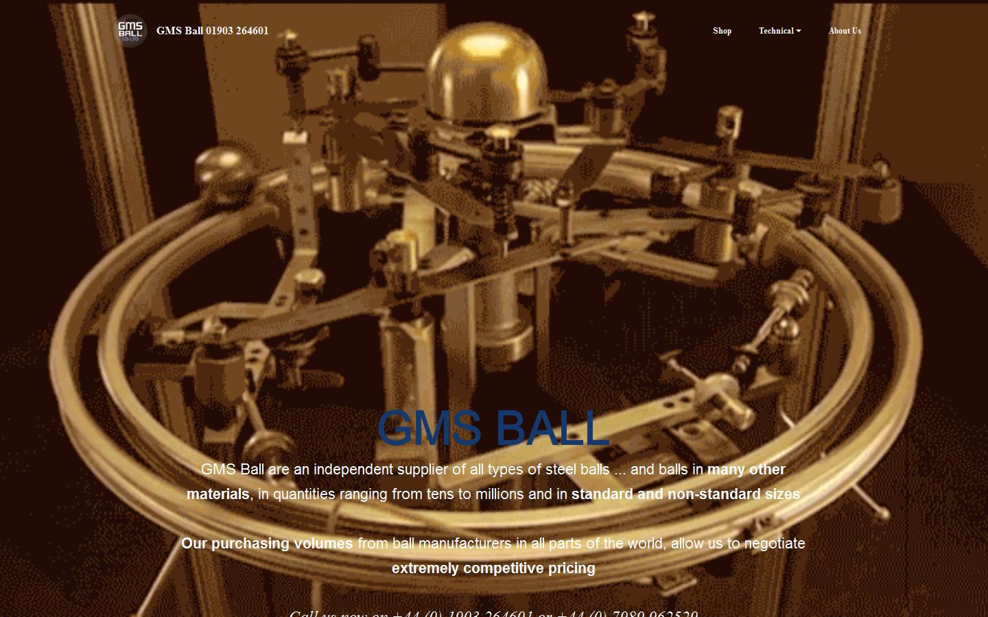 G M S Ball Company Ltd Website