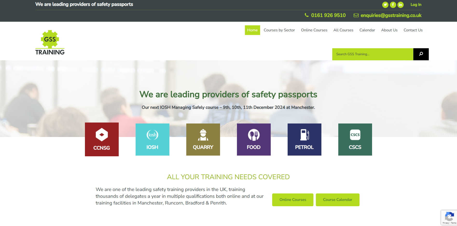 G S S Training Website
