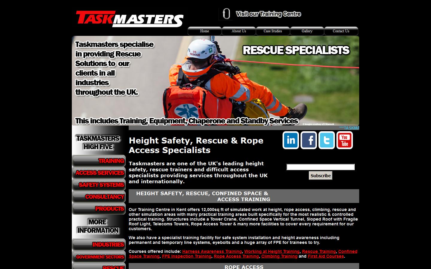 Taskmasters UK Limited Website