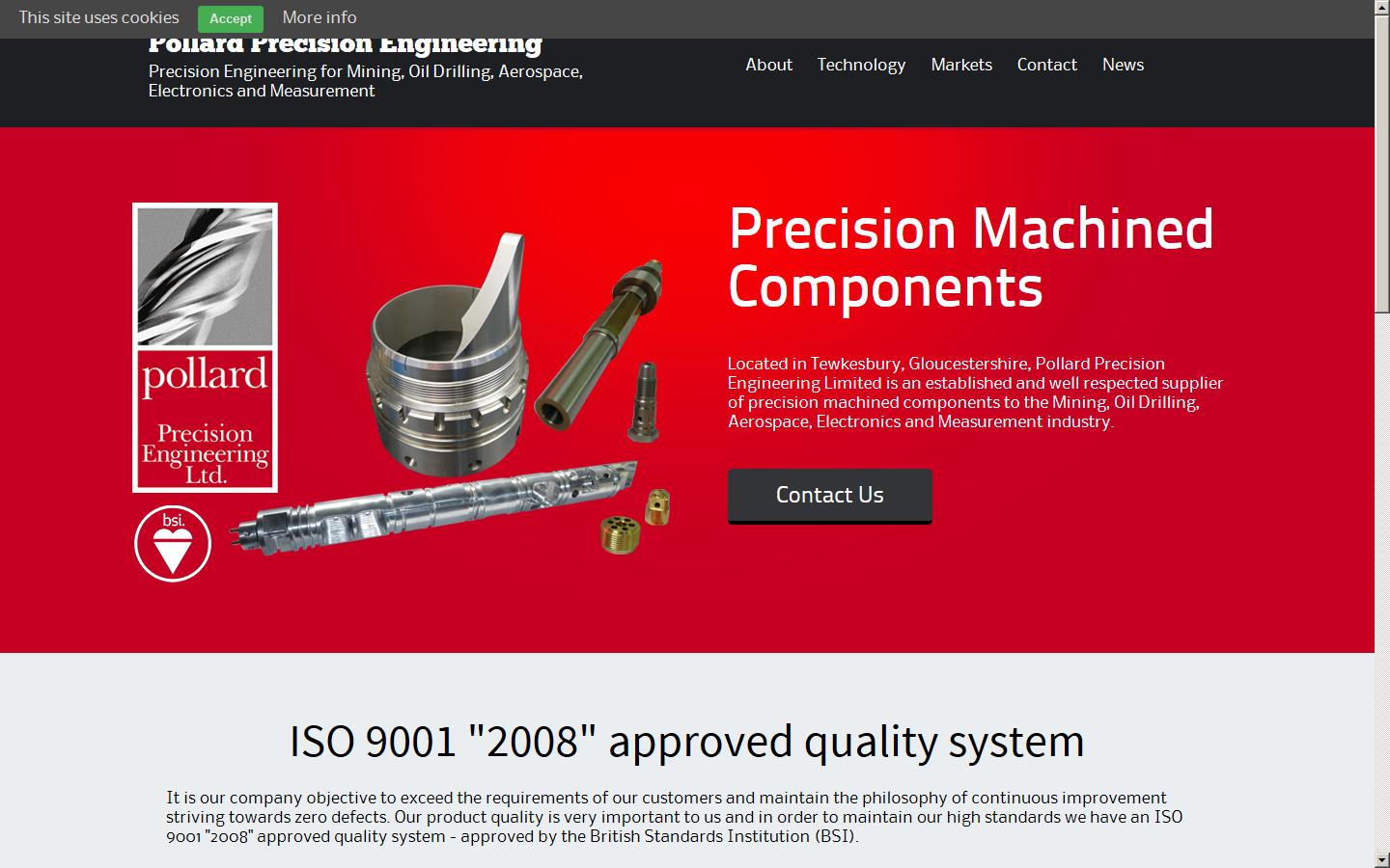 G. & R. Pollard Engineering Ltd Website