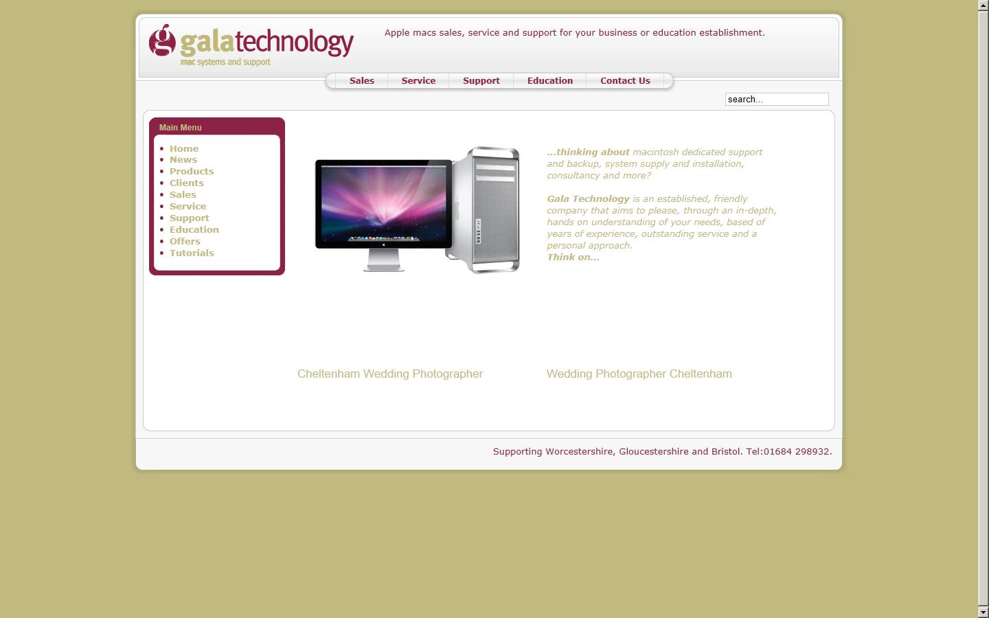 Gala Technology Limited Website